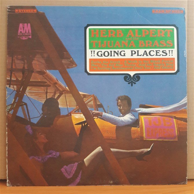 HERB ALPERT & TIJUANA BRASS - !! GOING PLACES !!- LP 2.EL PLAK