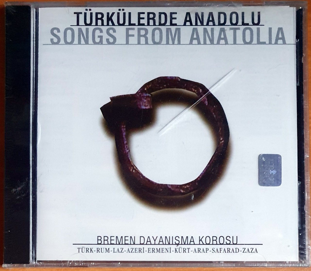 TÜRKÜLERDE ANADOLU / SONGS FROM ANATOLIA / BREMEN DAYANIŞMA KOROSU / TÜRK, RUM, LAZ, AZERİ, ERMENİ, KÜRT, ARAP, SAFARAD, ZAZA - CD ADA MÜZİK SIFIR
