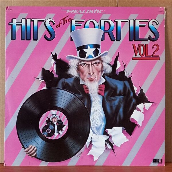 HITS OF THE FORTIES VOL. 2 / STAN KENTON, NAT KING COLE, PEGGY LEE, BETTY HUTTON, MEL TORME (1976) - LP 2.EL PLAK