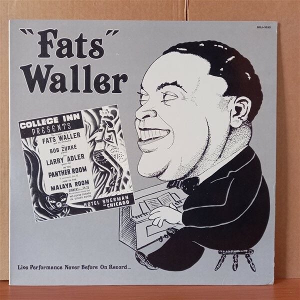 FATS WALLER – ''LIVE'' VOLUME TWO (1984) - LP 2.EL PLAK