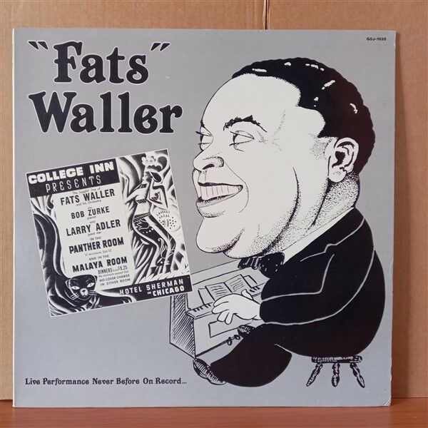 FATS WALLER – ''LIVE'' VOLUME TWO (1984) - LP 2.EL PLAK