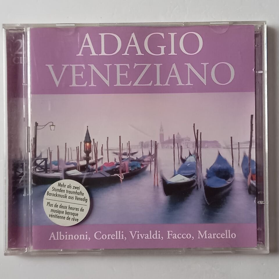 ADAGIO VENEZIANO - ALBINONI, CORELLI, VIVALDI, FACCO, MARCELLO (2001) - 2CD 2.EL