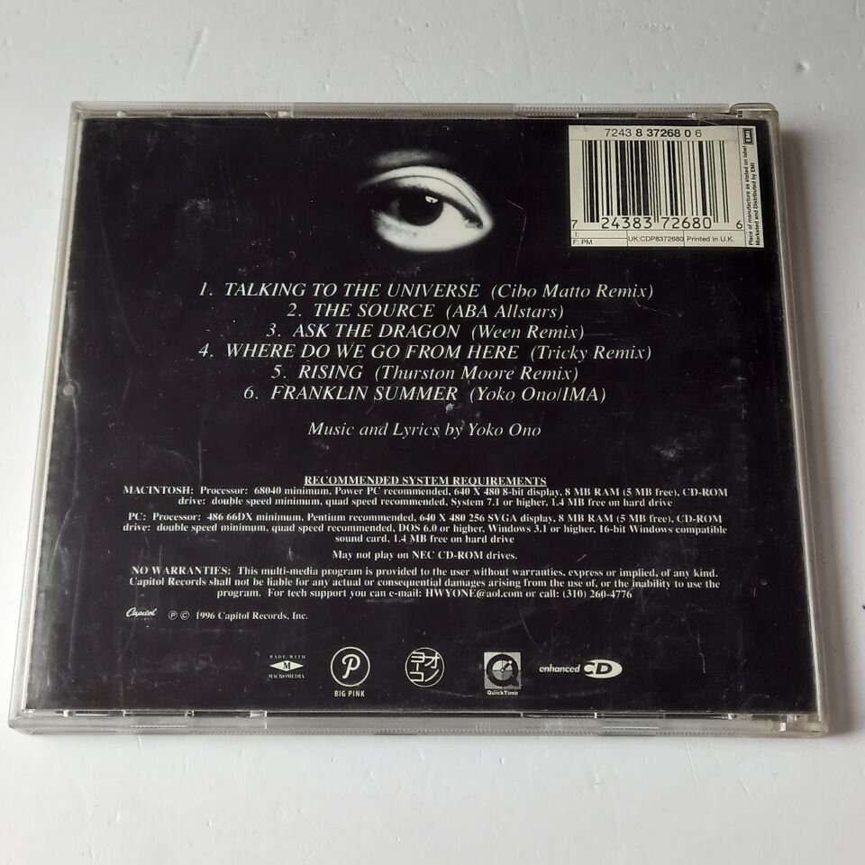 YOKO ONO / IMA – RISING MIXES (1996) - CD 2.EL