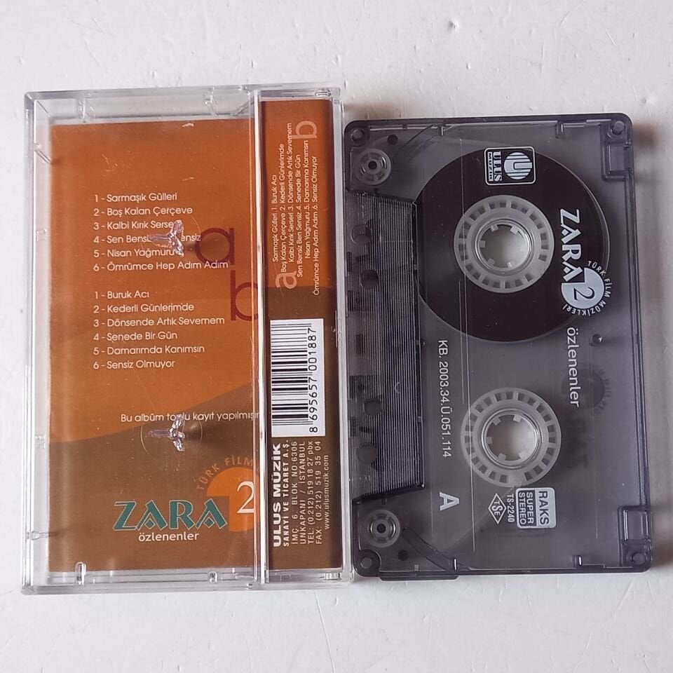 ZARA - ÖZLENENLER 1 / 2 (2003) - 2 KASET 2.EL