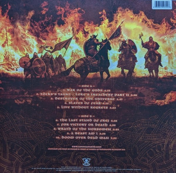 AMON AMARTH - SURTUR RISING (2011) - LP 180GR 2017 EDITION REISSUE SIFIR PLAK