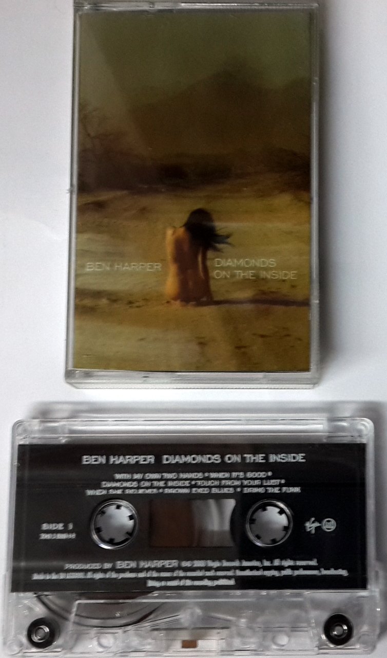 BEN HARPER - DIAMONDS ON THE INSIDE (2003) CASSETTE MADE IN EU ''USED''