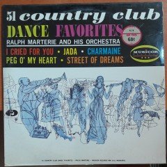51 COUNTRY CLUB DANCE FAVORITES - DÖNEM BASKISI PLAK SIFIR