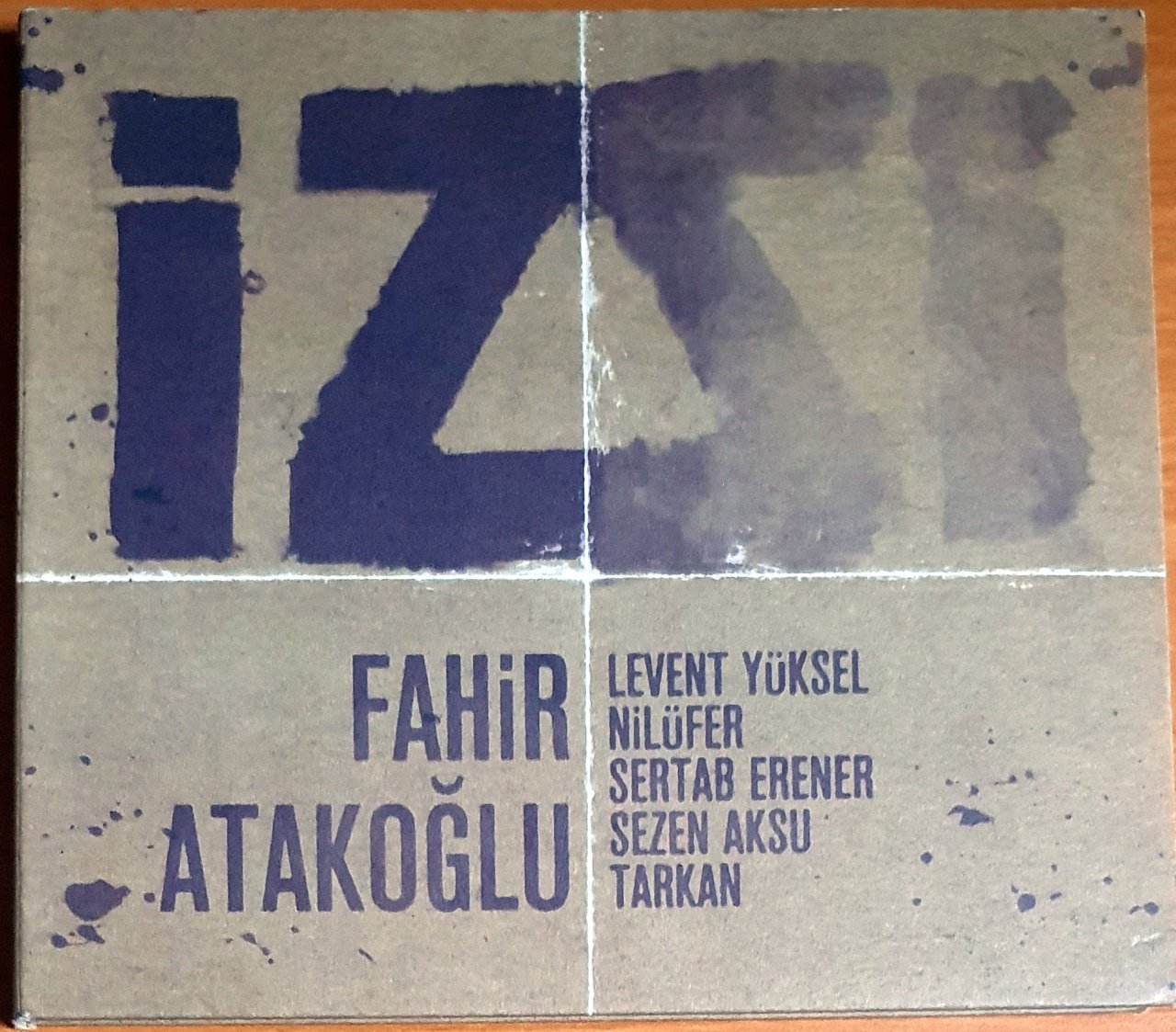 FAHİR ATAKOĞLU - İZ (2008) LEVENT YÜKSEL NİLÜFER TARKAN - CD 2.EL