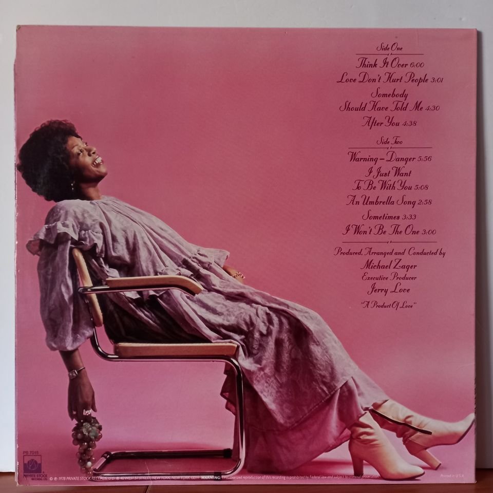 CISSY HOUSTON – THINK IT OVER (1978) - LP 2.EL PLAK