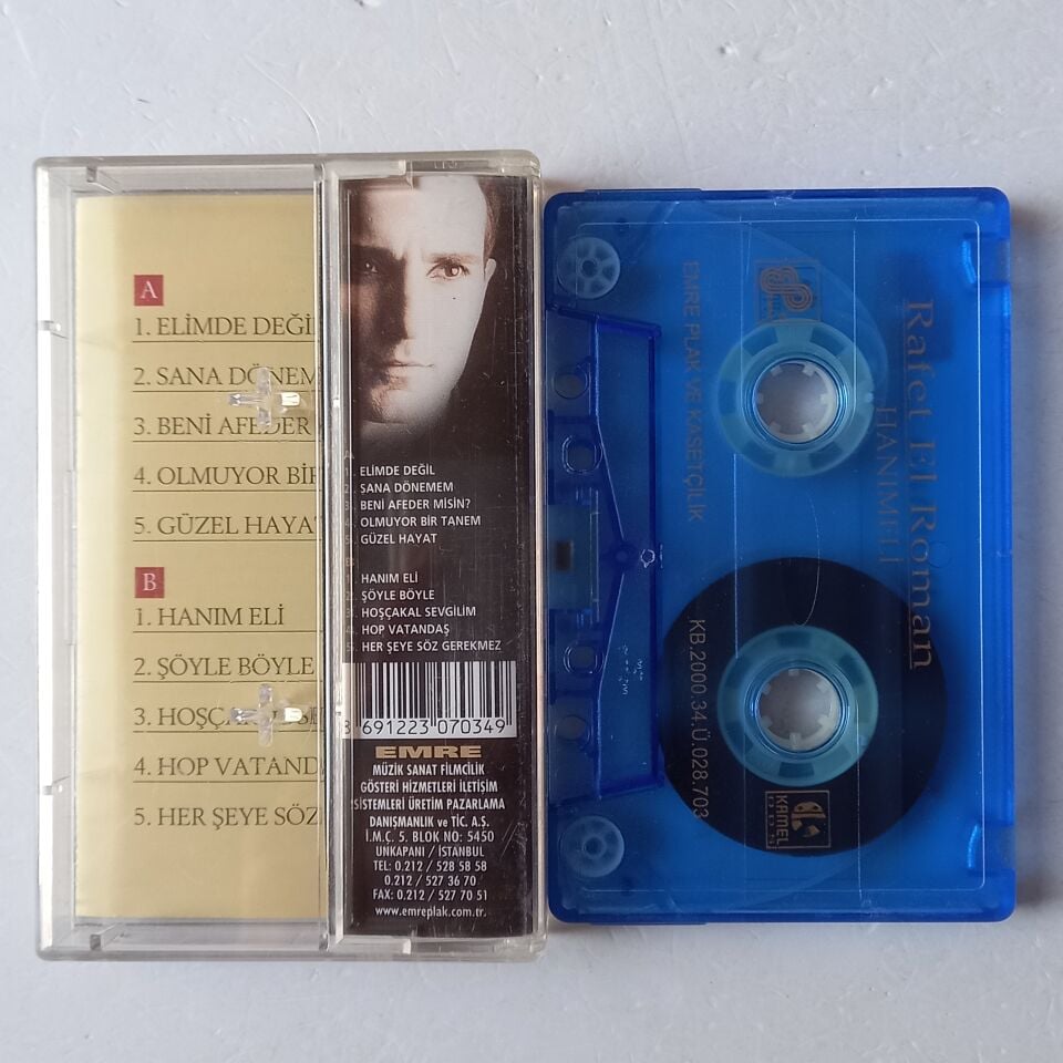 RAFET EL ROMAN - HANIMELİ (2000) - KASET 2.EL
