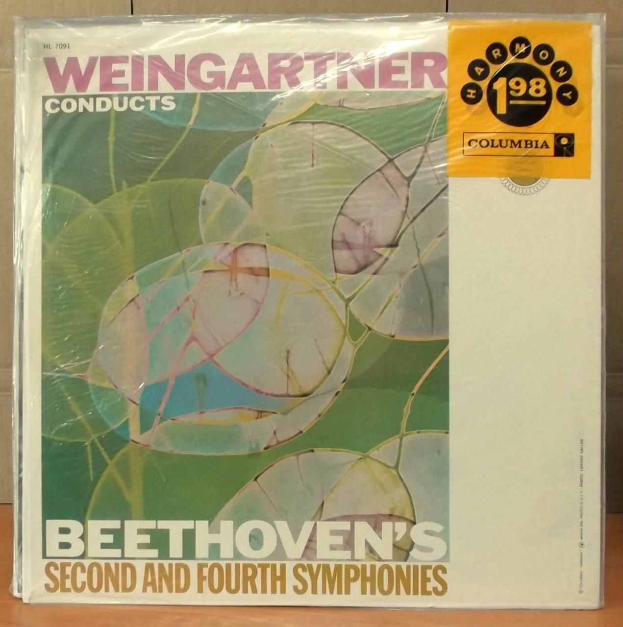 BEETHOVEN SYMPHONIES NOS:2-4 Felix WEINGARTNER LP SFR