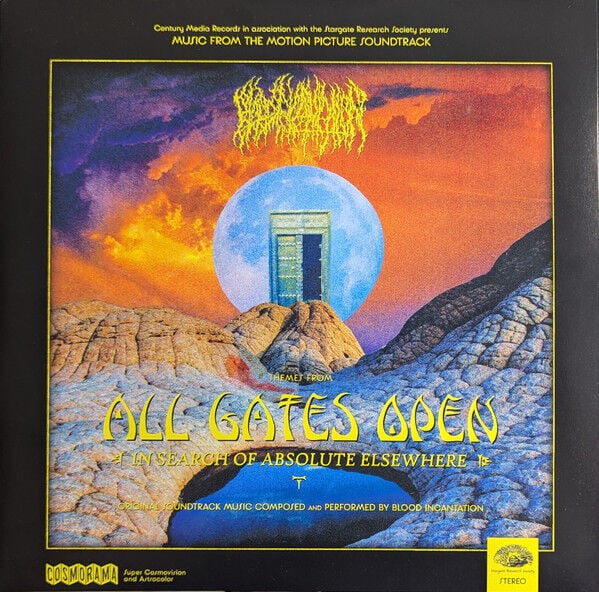 BLOOD INCANTATION - ALL GATES OPEN / SOUNDTRACK (2026) - 2xLP (ETCHED / 3 SIDES) + BLURAY + POSTER  / PEARLESCENT HORIZON FLIGHT VARIANT EDITION SIFIR PLAK