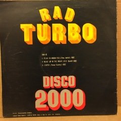 RAD TURBO DISCO 2000 2.EL PLAK GINO SOCCIO MEN AT WORK D.D. SOUND