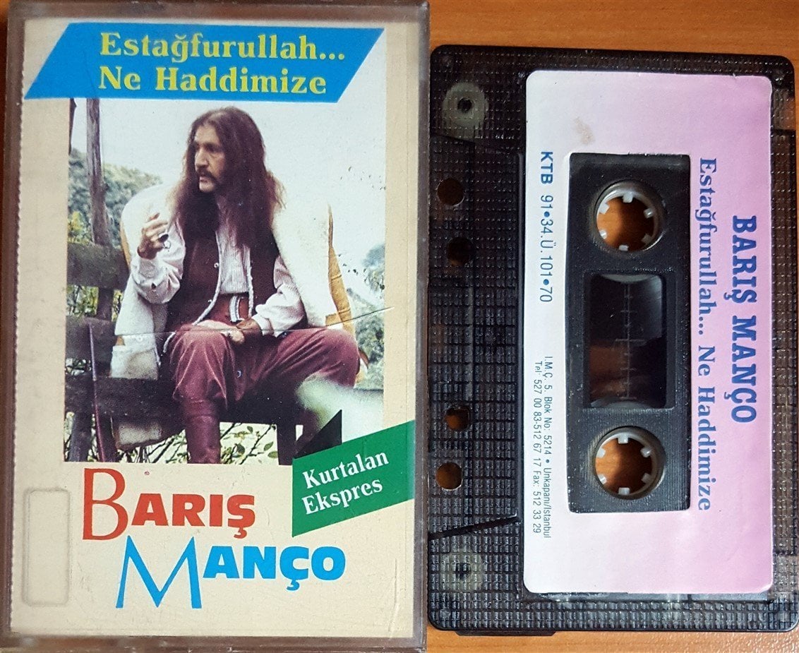 BARIŞ MANÇO - ESTAĞFURULLAH NE HADDİMİZE (1991) KASET 2.EL