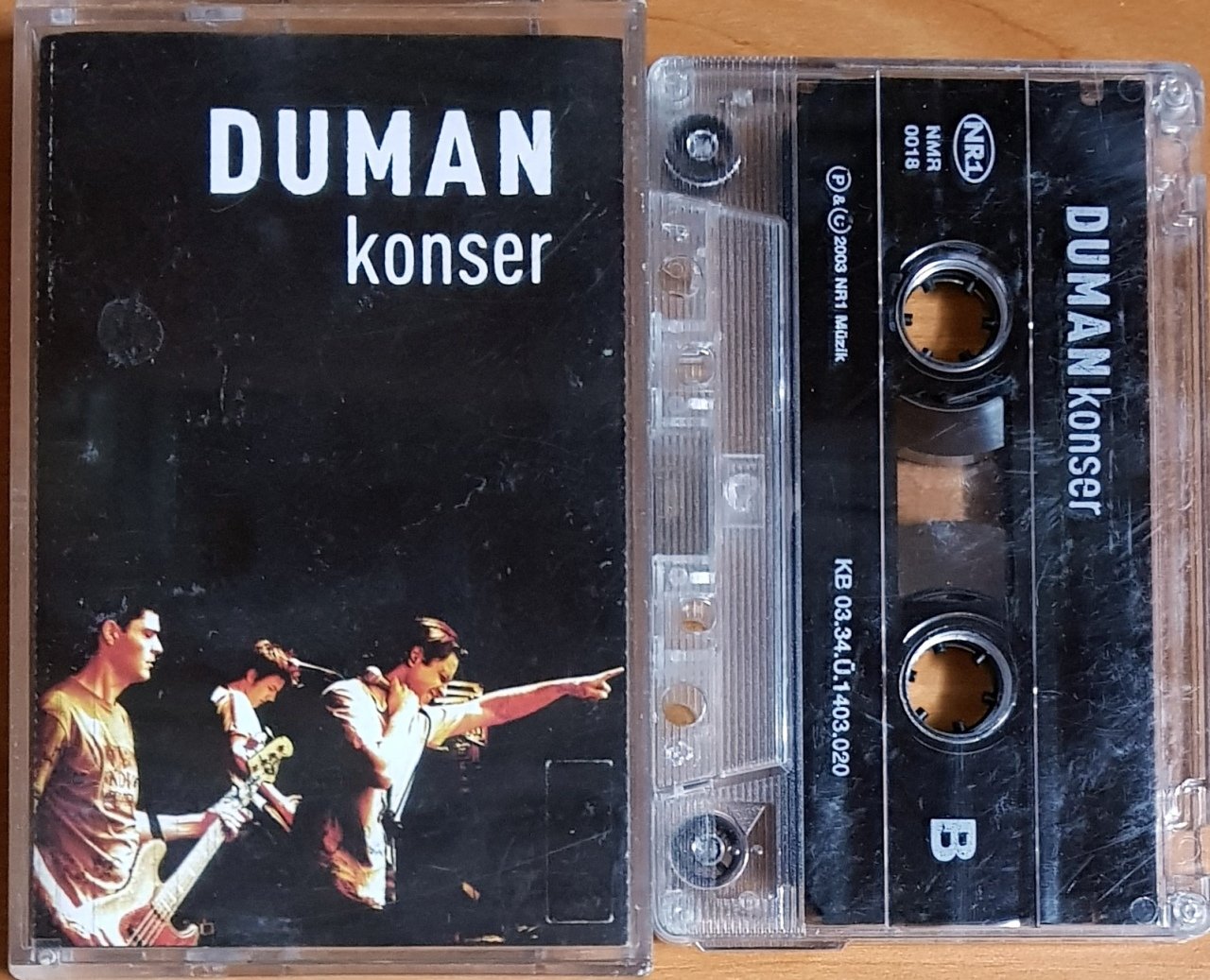 DUMAN - KONSER (2003) NR1 MÜZİK KASET 2.EL