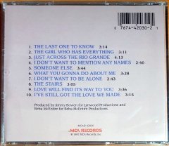 REBA MCENTIRE - THE LAST ONE TO KNOW (1987) - CD 2.EL