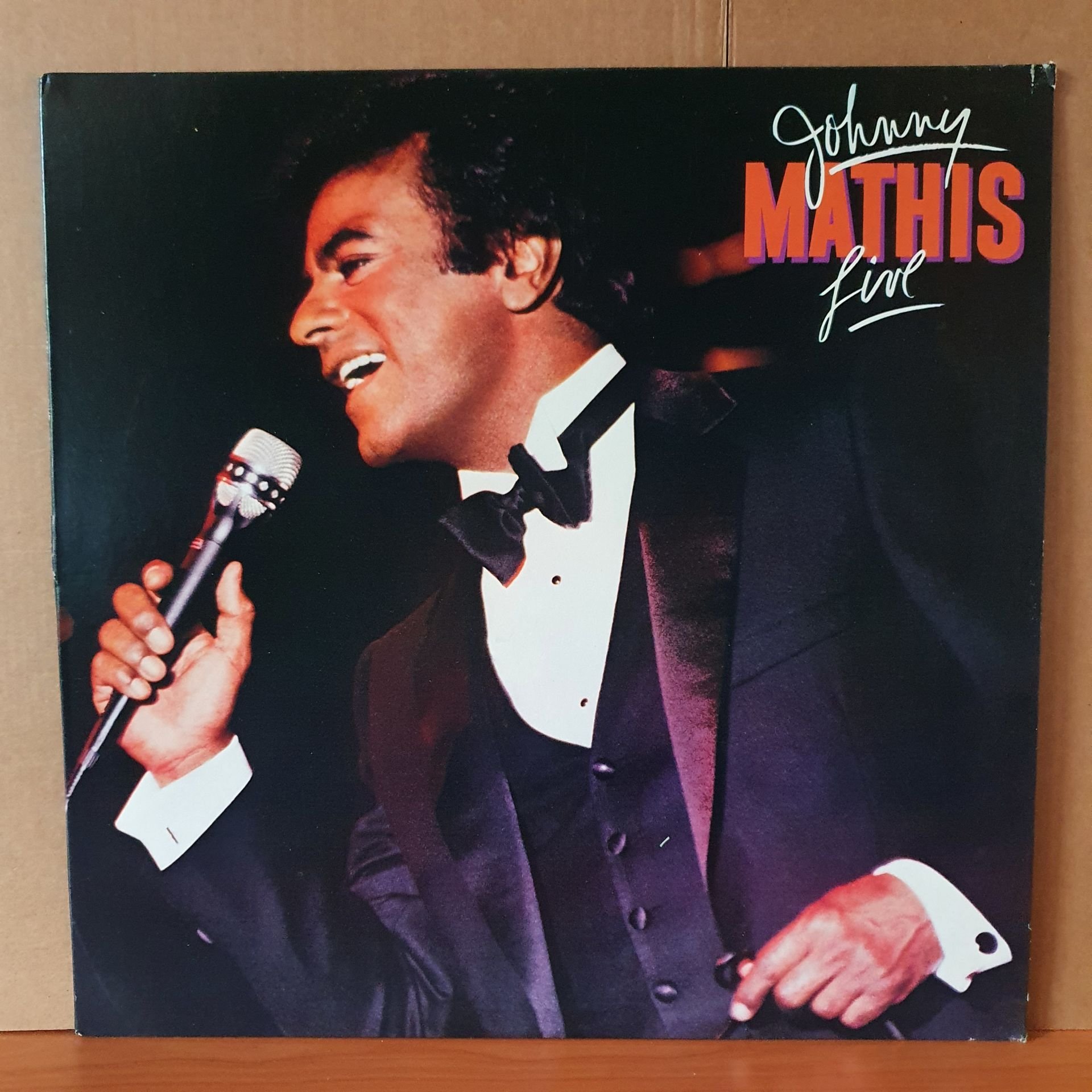 JOHNNY MATHIS - LIVE (1984) - LP 2.EL PLAK