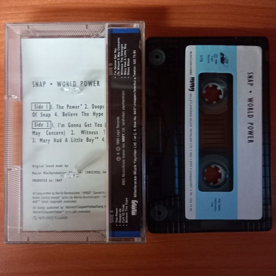 SNAP - WORLD POWER (1990) - KASET 2.EL