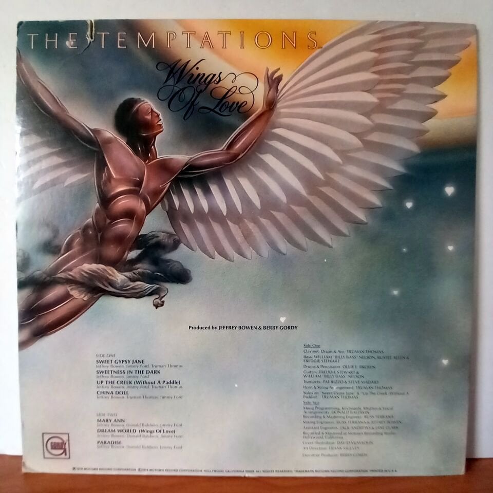 THE TEMPTATIONS – WINGS OF LOVE (1976) - LP 2.EL PLAK