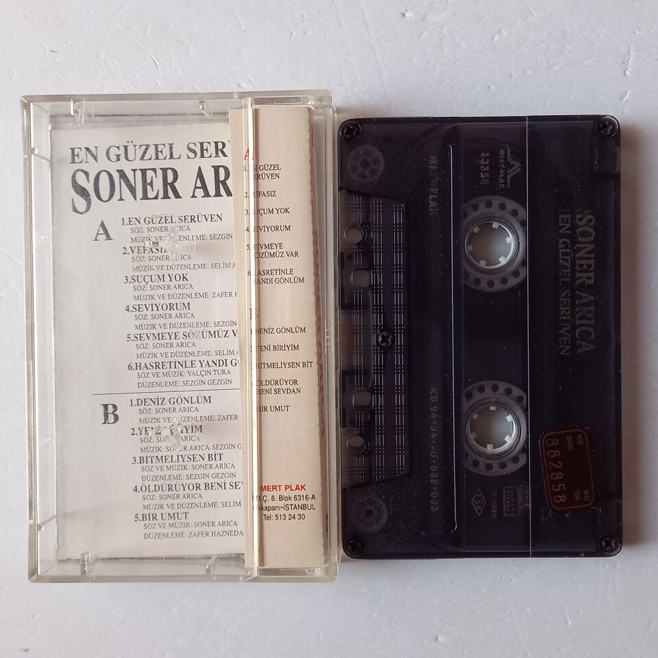 SONER ARICA - EN GÜZEL SERÜVEN (1994) - KASET 2.EL