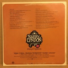 BARRY LYNDON STANLEY KUBRICK SOUNDTRACK 1975 2.EL PLAK