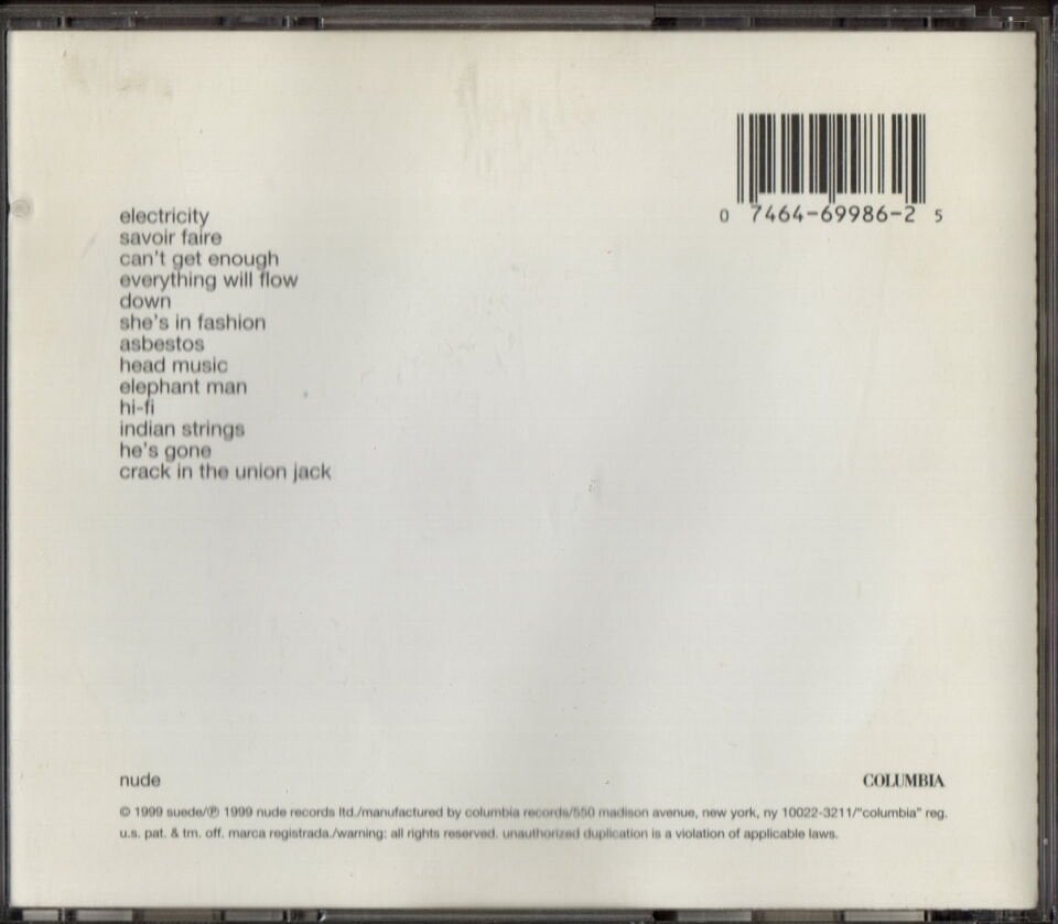 SUEDE / THE LONDON SUEDE – HEAD MUSIC (1999) - CD 2.EL