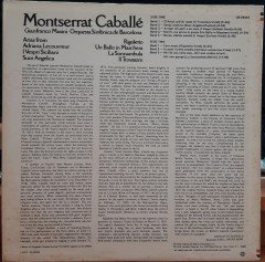 MONTSERRAT CABALLÉ - OPERATIC RECITAL - GIANFRANCO MASINI (1975) - PLAK 2.EL