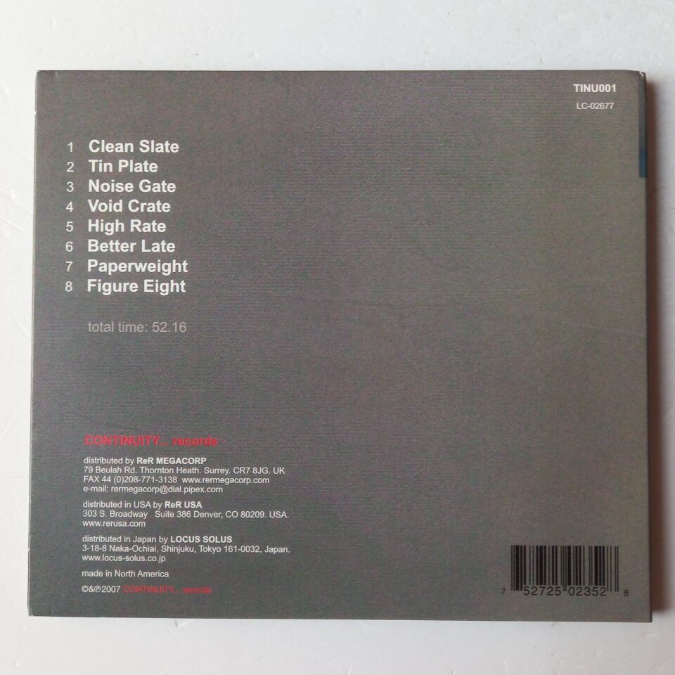 CLEAR FRAME – CLEAR FRAME (2008) - CD DIGIPAK 2.EL