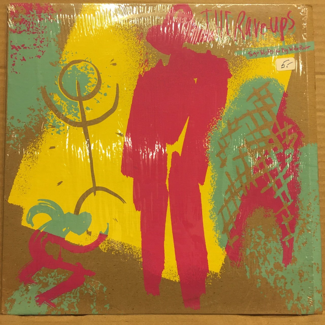 THE RAVE-UPS - THESE WISHES / BIG WIDE RIVER (1986) 12'' MAXISINGLE