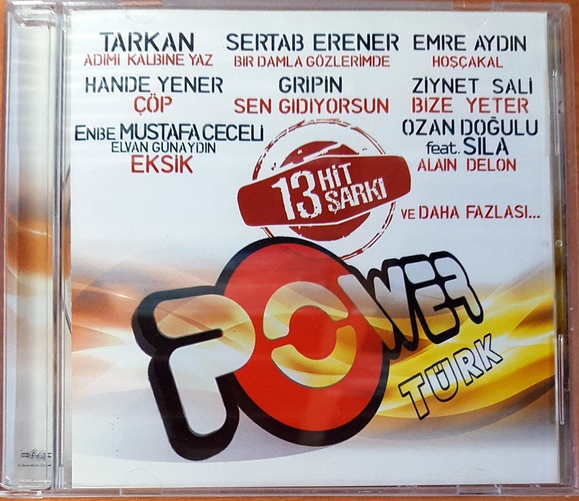 POWER TÜRK EN İYİLER / TARKAN SERTAB ERENER HANDE YENER GRİPİN CD 2.EL