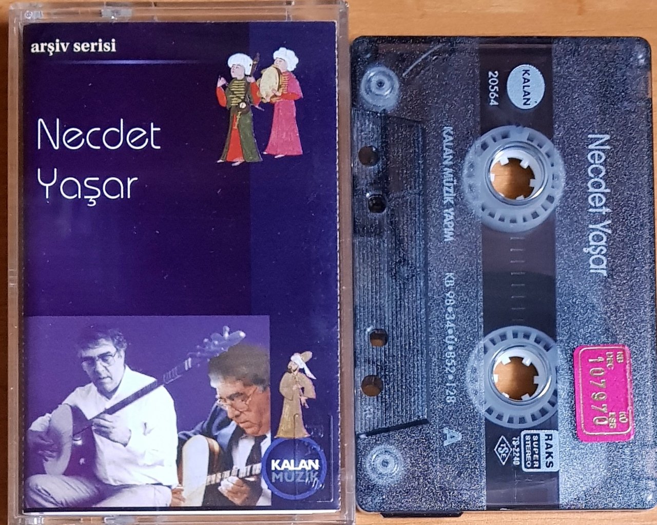 NECDET YAŞAR / ARŞİV SERİSİ (1998) KALAN MÜZİK KASET 2.EL
