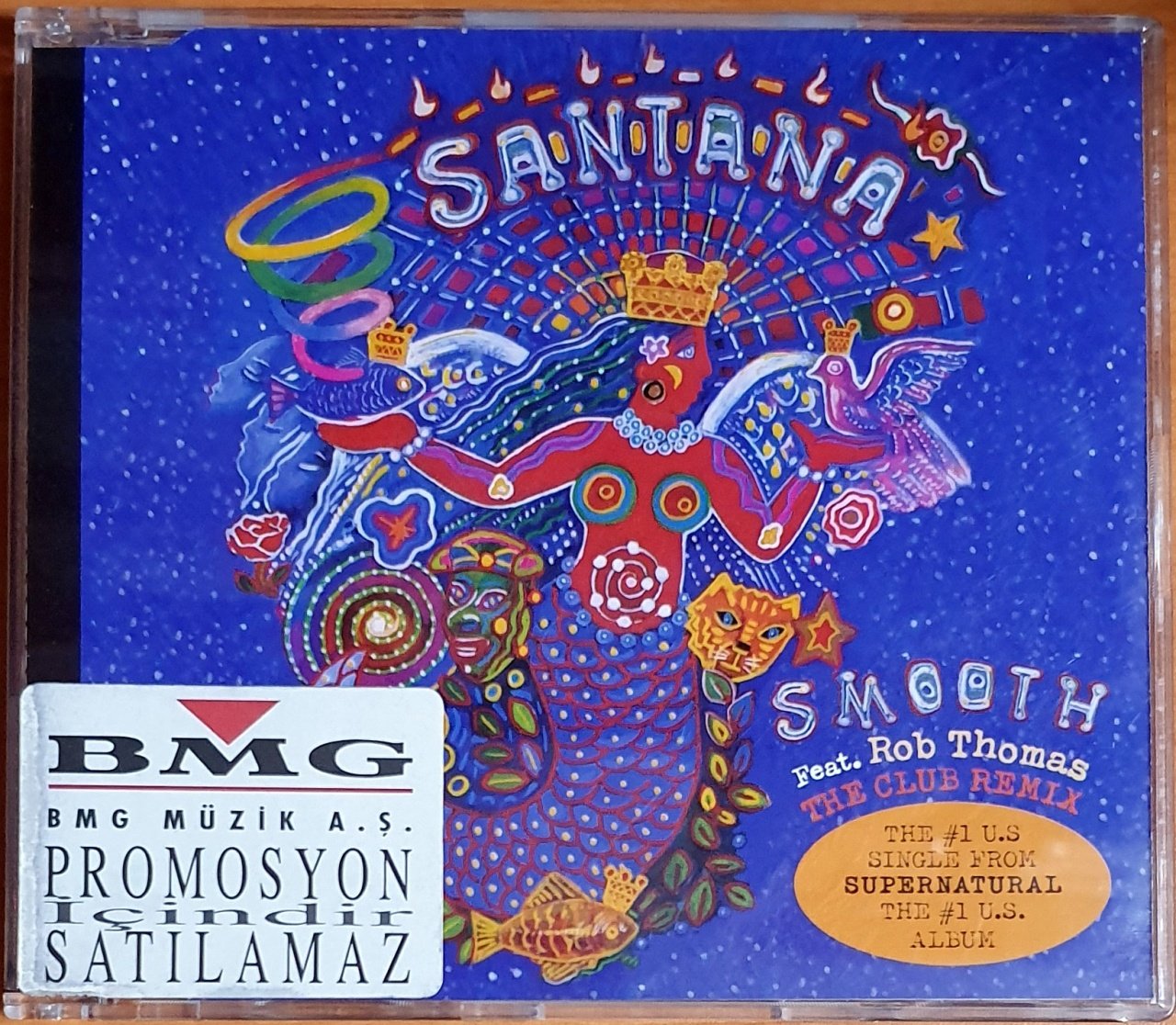 SANTANA - SMOOTH / THE CLUB REMIX FEAT. ROB THOMAS (1999) - CD SINGLE 2.EL
