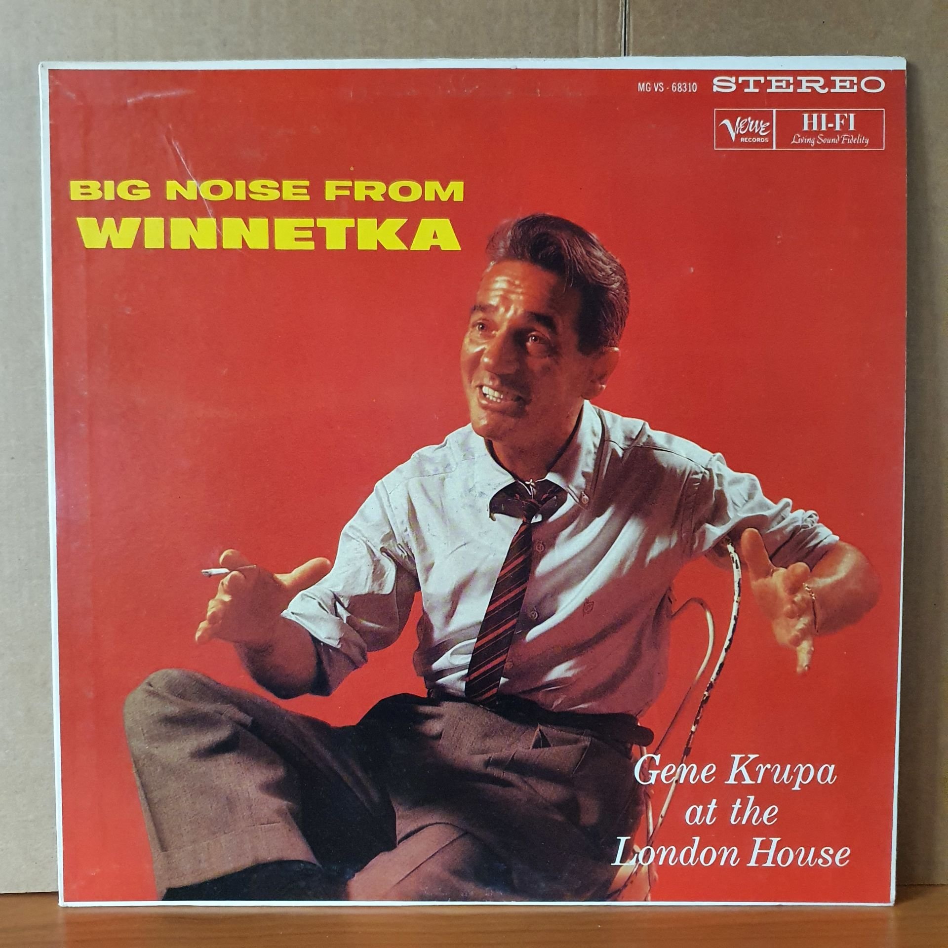 GENE KRUPA - BIG NOISE FROM WINNETKA / AT THE LONDON HOUSE (1959) - LP 2.EL PLAK