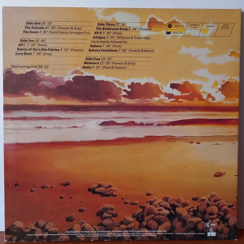 SKY – SKY FIVE LIVE (1983) - LP 2.EL PLAK