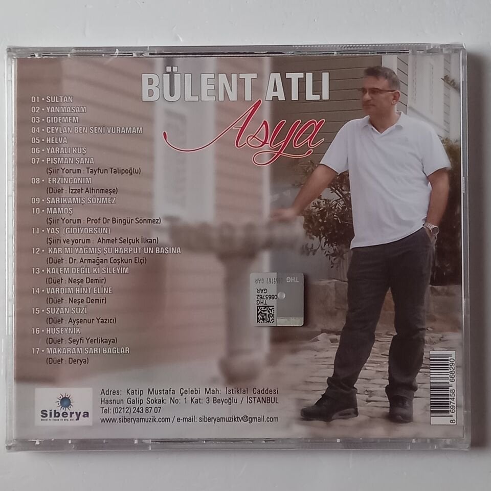 BÜLENT ATLI - ASYA - CD AMBALAJINDA SIFIR
