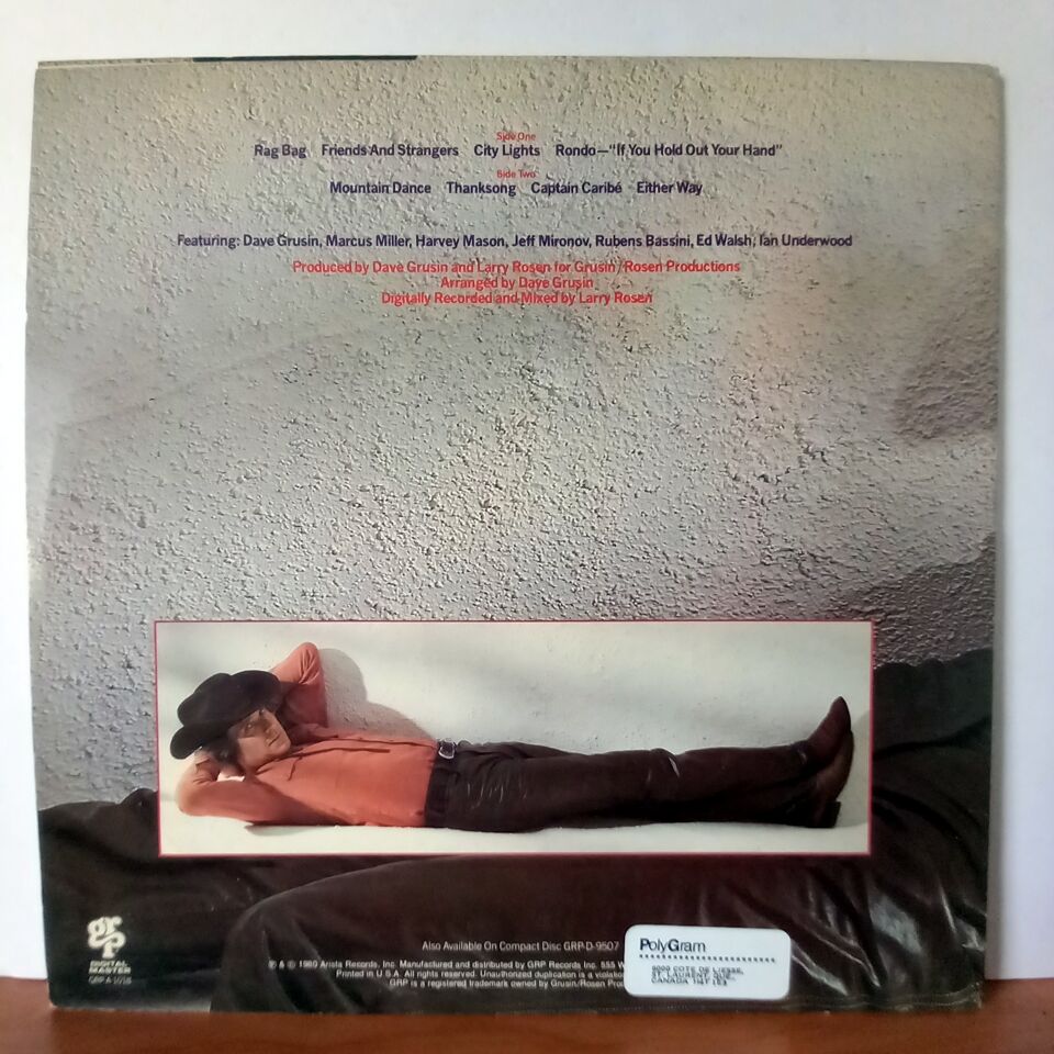 DAVE GRUSIN – MOUNTAIN DANCE (1980) - LP 2.EL PLAK