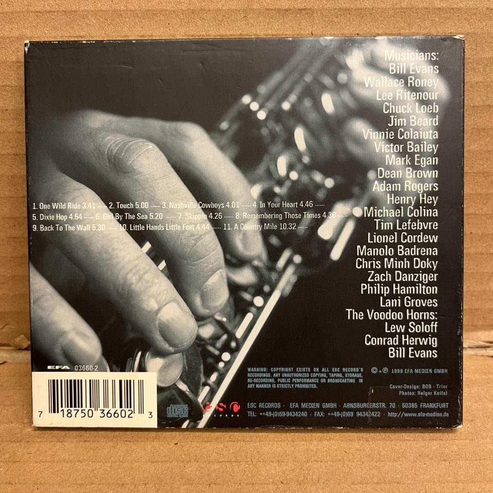 BILL EVANS (SAXOPHONIST) – TOUCH (1999) - CD DIGIPAK 2.EL