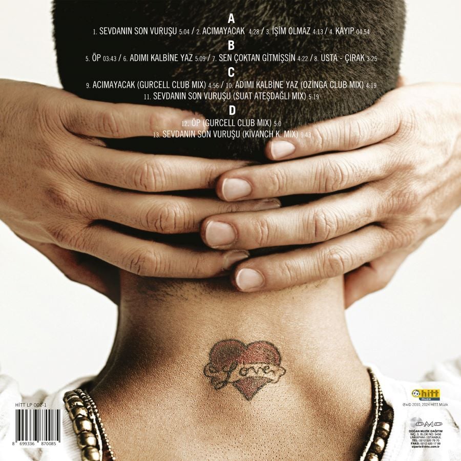 TARKAN - ADIMI KALBİNE YAZ (2010) - 2LP 2024 BASIM SIFIR PLAK