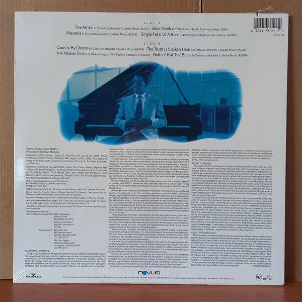 MARCUS ROBERTS – THE TRUTH IS SPOKEN HERE (1989) - LP DÖNEM BASKISI SIFIR PLAK