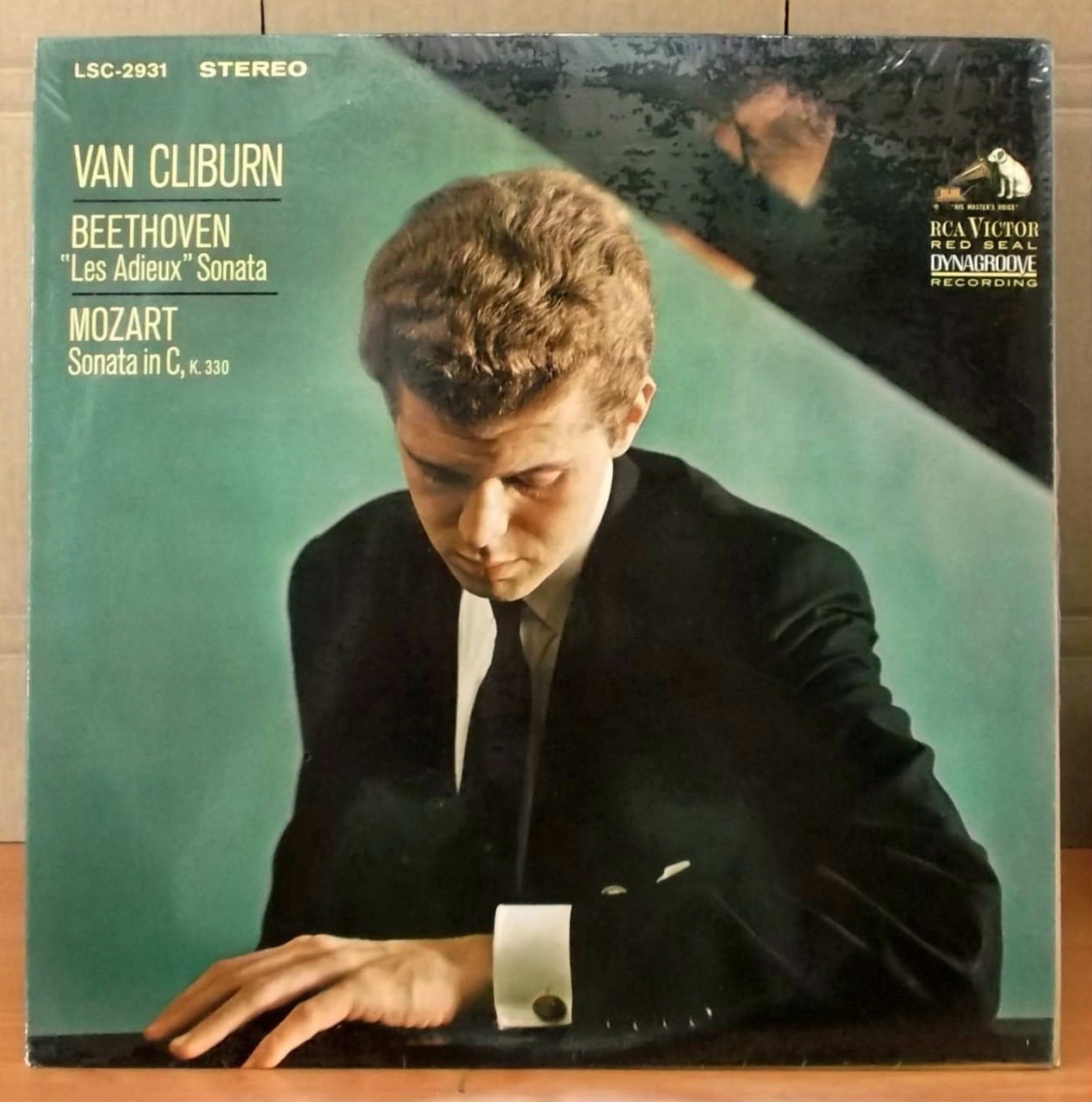 BEETHOVEN MOZART - VAN CLIBURN LP 2.EL