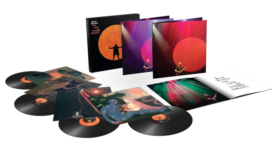 DAVID GILMOUR - THE LUCK AND STRANGE CONCERTS (2025) - 4xLP BOX SET SIFIR PLAK