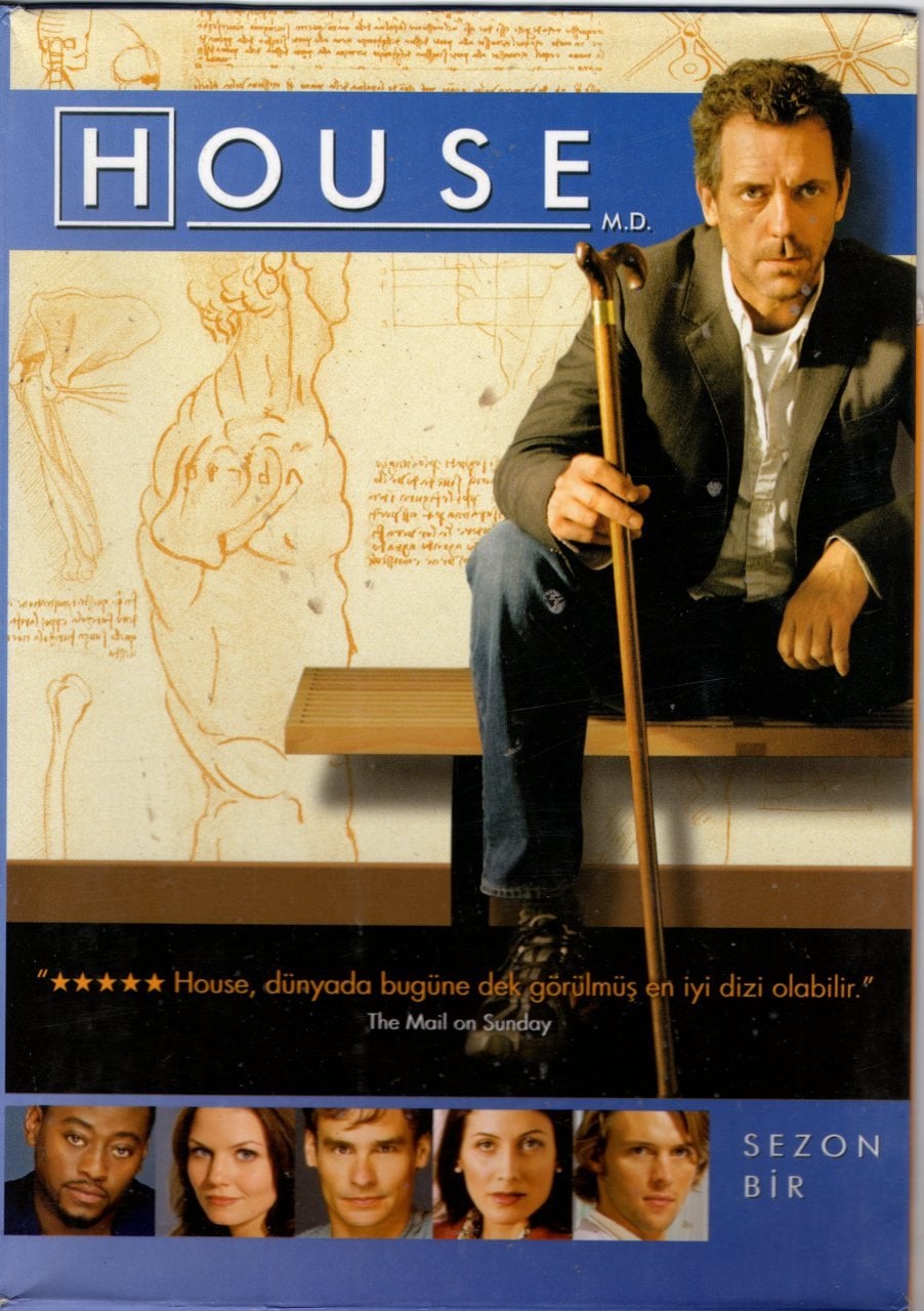 HOUSE MD - HUGH LAURIE 1.SEZON - 6DVD KUTU 2.EL