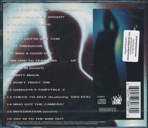 ICE CUBE – THE PREDATOR (1992) - CD 2015 REISSUE AMBALAJINDA SIFIR