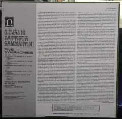SAMMARTINI: FIVE SYMPHONIES, ANGELICUM ORCHESTRA OF MILAN, NEWELL JENKINS - PLAK 2.EL