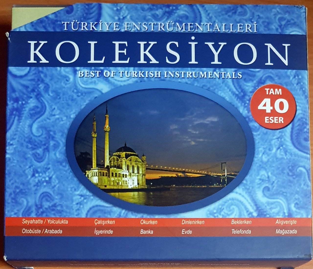 TÜRKİYE ENSTRÜMENTALLERİ KOLEKSİYON - 3CD 2.EL