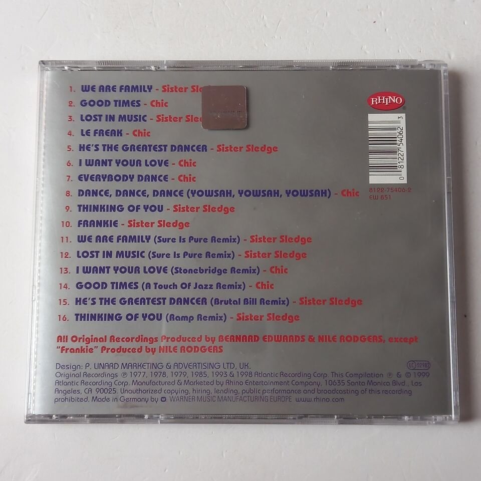 THE VERY BEST OF CHIC AND SISTER SLEDGE (1999) - CD 2.EL
