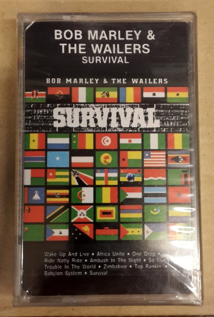 BOB MARLEY & THE WAILERS - SURVIVAL CASSETTE 1994 MADE IN TURKEY ''NEW''