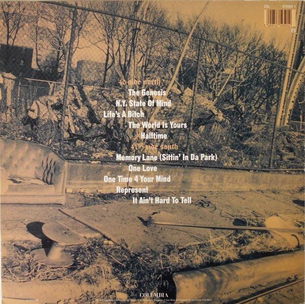 NAS - ILLMATIC (1994) - LP 2021 EDITION TRANSPARENT VINYL SIFIR PLAK