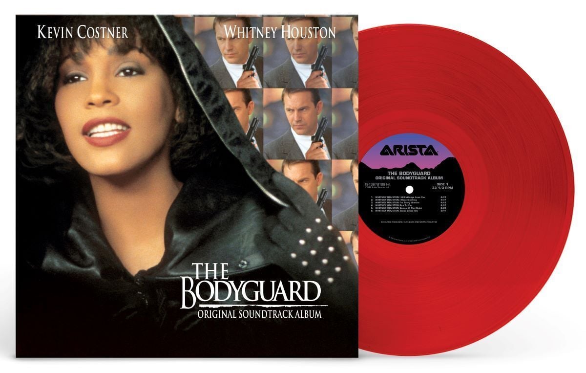 WHITNEY HOUSTON - THE BODYGUARD SOUNDTRACK ALBUM (1992) - LP 2022 EDITION RED VINYL SIFIR PLAK