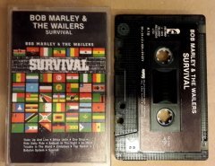BOB MARLEY & THE WAILERS - SURVIVAL CASSETTE 1990 PAPER LABEL MADE IN TURKEY ''USED''